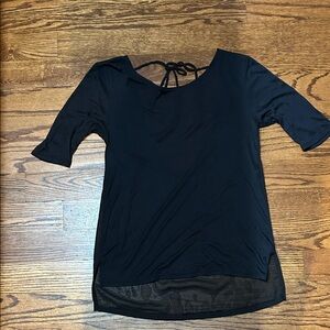 Victoria's Secret Black Short Sleeve Top